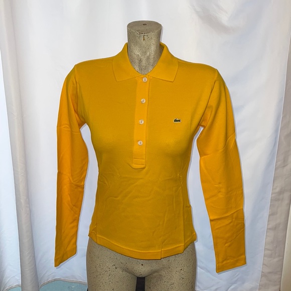 Lacoste Tops - Yellow Lacoste long sleeve woman’s top